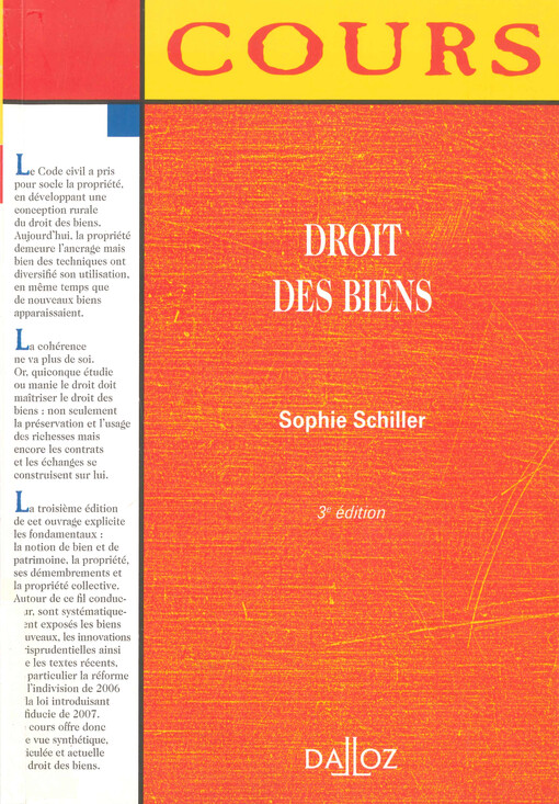 Droit des biens