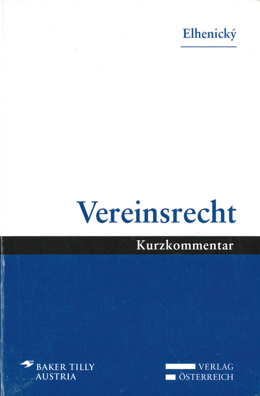 Vereinsrecht : Kurzkommentar zum Vereinsgesetz