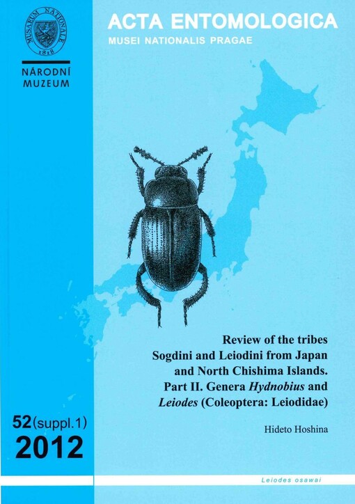Review of the tribes Sogdini and Leiodini from Japan and North Chishima Islands.Part II.,Genera Hydnobius and Leiodes (Coleoptera: Leiodidae)