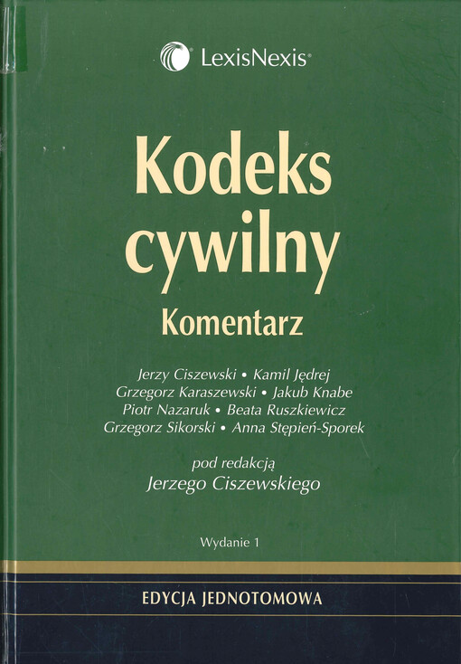 Kodeks cywilny : komentarz