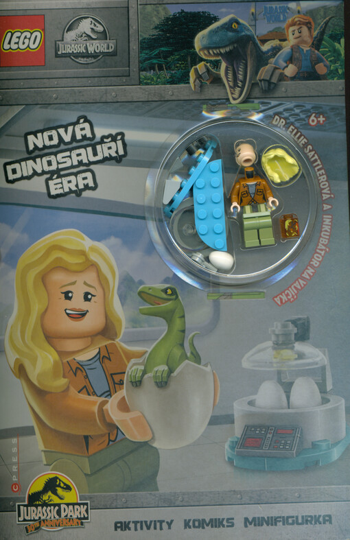 LEGO Jurassic World : aktivity, komiks, minifigurka. Nová dinosauří éra