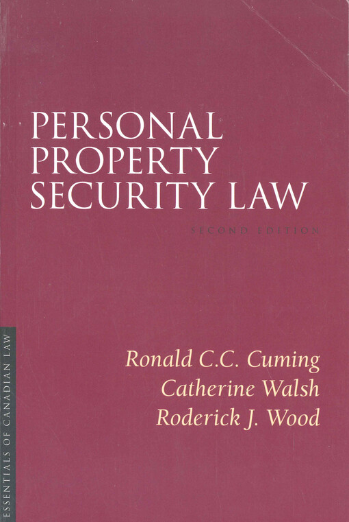 Personal property security law