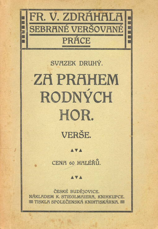 Za prahem rodných hor : verše