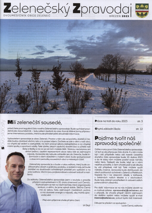 Zelenečský zpravodaj : dvouměsíčník obce Zeleneč