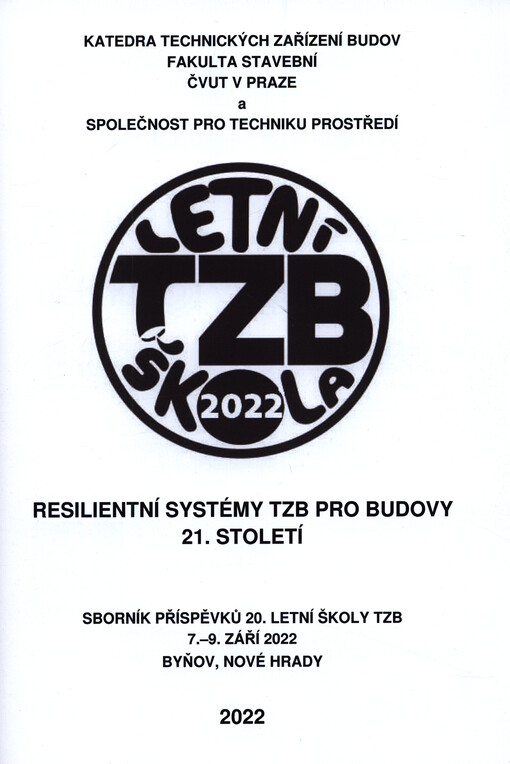 Sborník přednášek ... letní školy TZB ... : ...