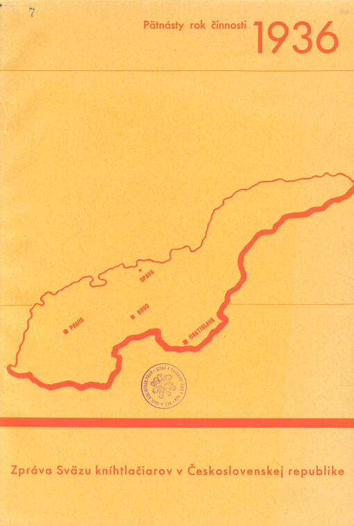 Zpráva Sväzu kníhtlačiarov v Československej republike o činnosti v roku ...