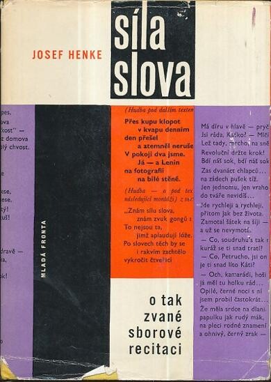 Síla slova :o tak zvané sborové recitaci