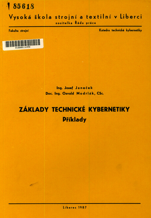 Základy technické kybernetiky : příklady