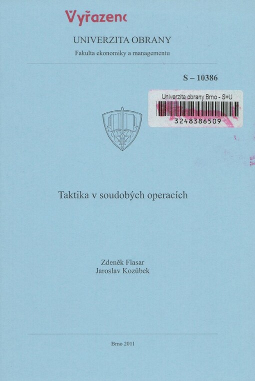 Taktika v soudobých operacích: studijní text