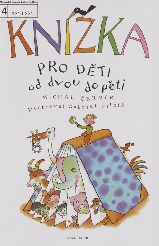 Knížka pro děti od dvou do pěti
