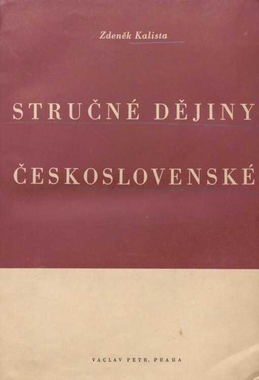 Stručné dějiny československé