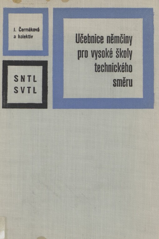 Učebnice němčiny pro vysoké školy technického směru