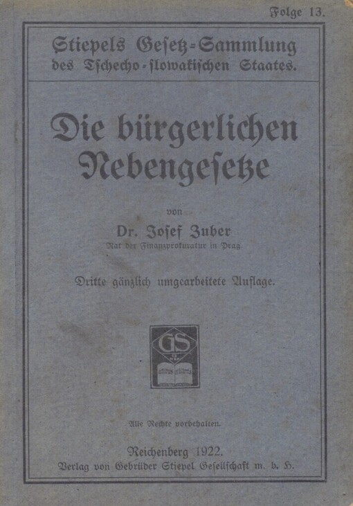 bügerlichen Nebengesetze