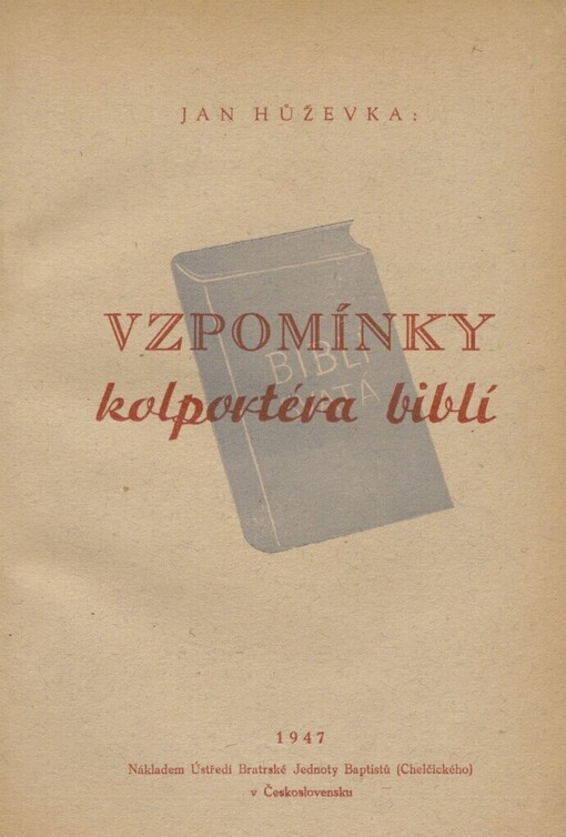Vzpomínky kolportéra