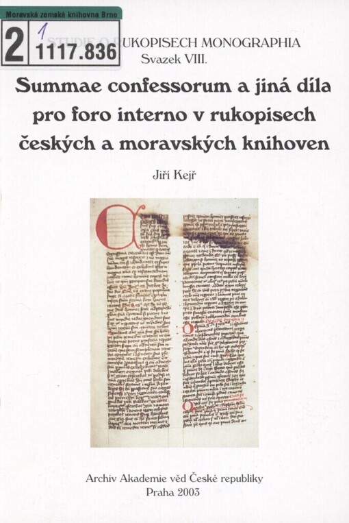 Středověké kanonické právo v rukopisech České republiky