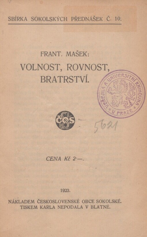 Volnost, rovnost, bratrství