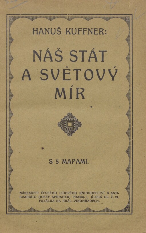Náš stát a světový mír