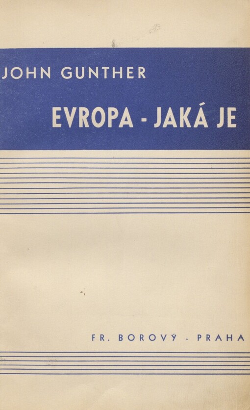 Evropa - jaká je =: [Inside Europe]