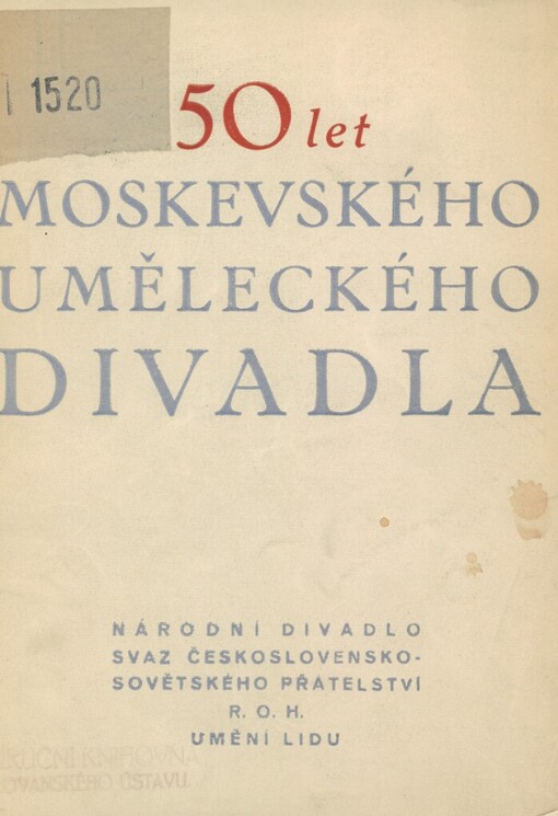 50 let Moskevského Uměleckého divadla
