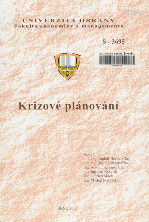 Krizové plánování