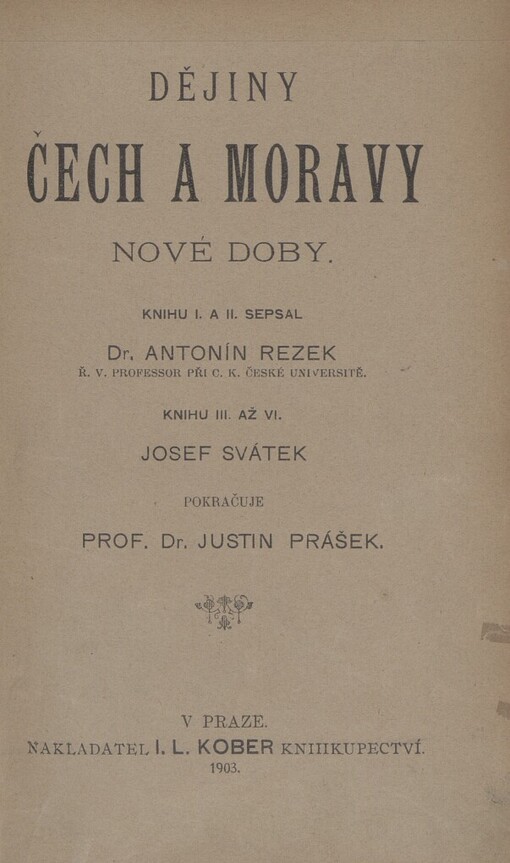 Dějiny Čech a Moravy nové doby