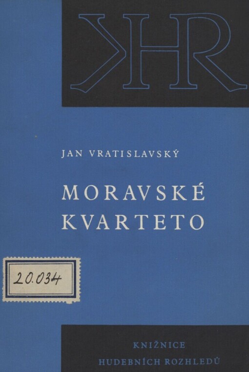 Moravské kvarteto: 1923-1955