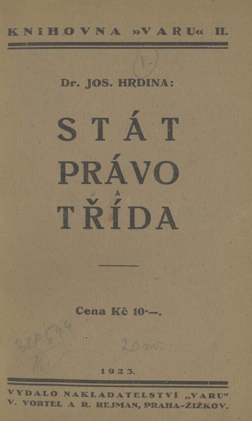 Stát, právo a třída