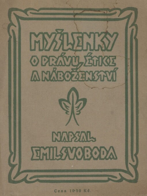 Myšlenky o právu, étice a náboženství