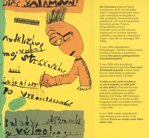 Andělíčku, můj vrchní strážníčku, aneb, Labyrint po vybombardování: balady, stížnosti a vůbec!-- : 36 jednostranných básní & 50 černobílých kreseb