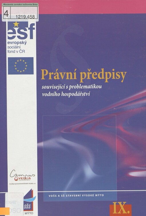 Osoba oprávněná k provozování vodovodů a kanalizací
