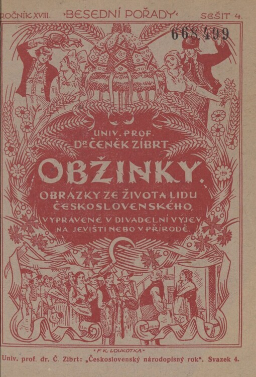 Obžinky: obrázky ze života lidu československého, upravené v divadelní výjev na jevišti nebo v přírodě