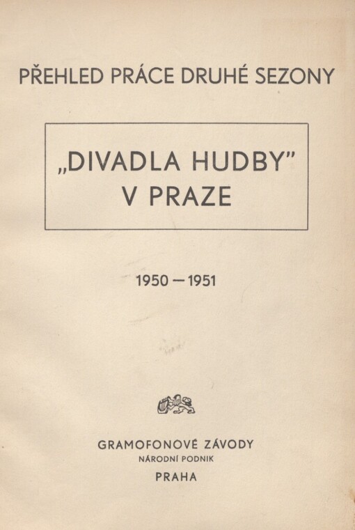 Přehled práce druhé sezóny 
