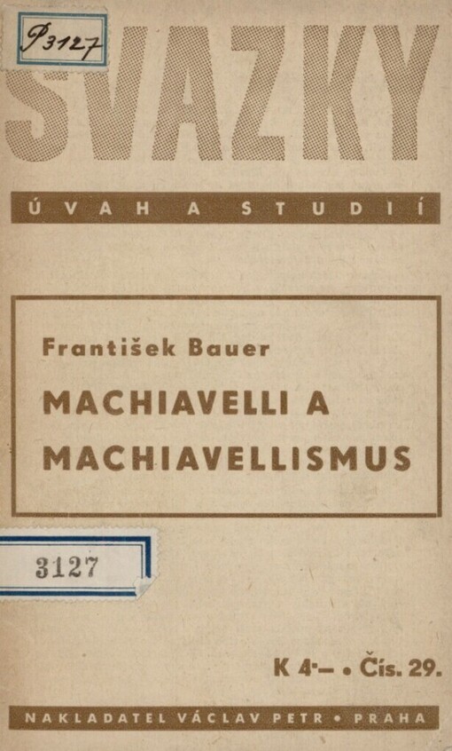 Machiavelli a machiavellismus