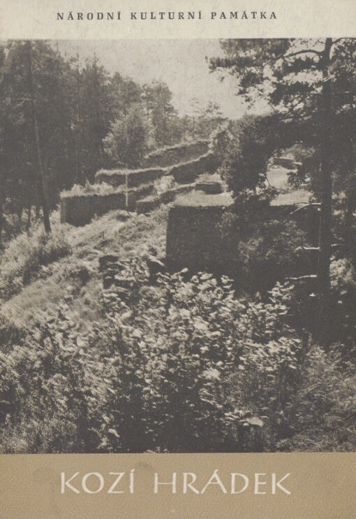 Kozí Hrádek: Národní kult. památka