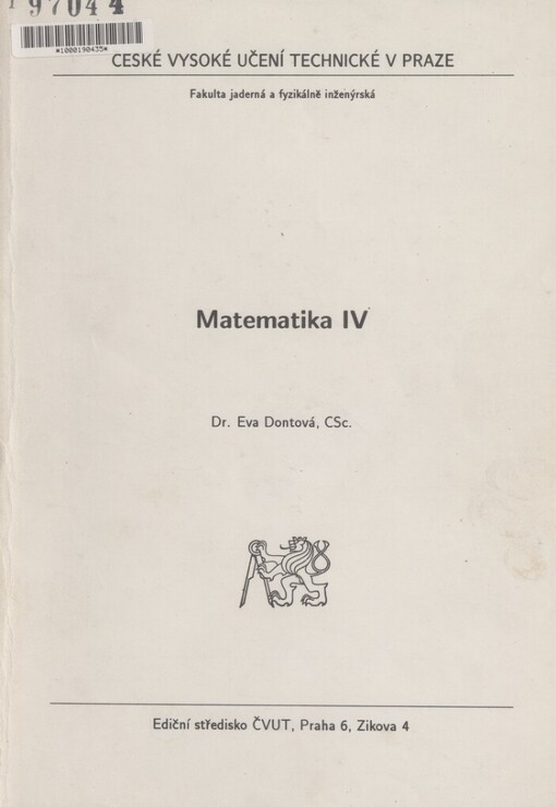 Matematika IV