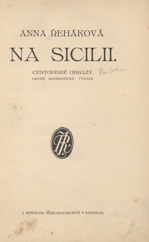 Na Sicilii: cestopisné obrazy