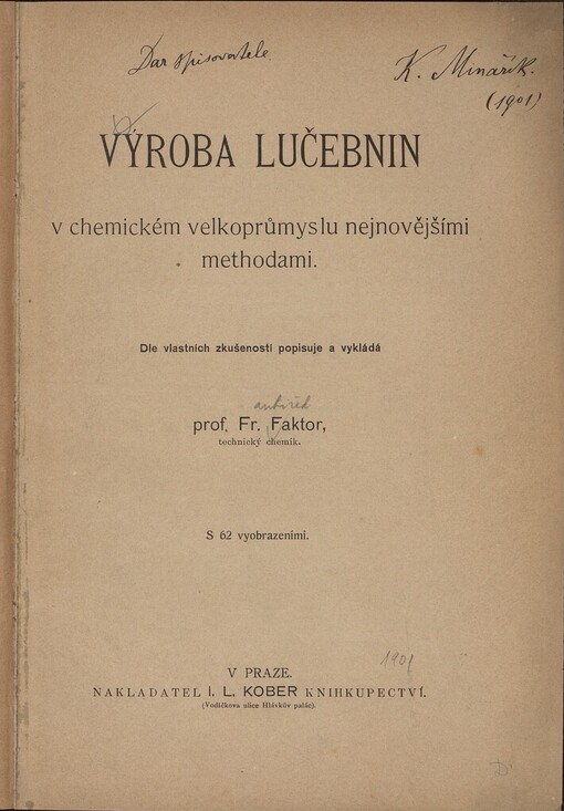 Výroba lučebnin v chemickém velkoprůmyslu nejnovějšími methodami: Dle vlast. zkušeností