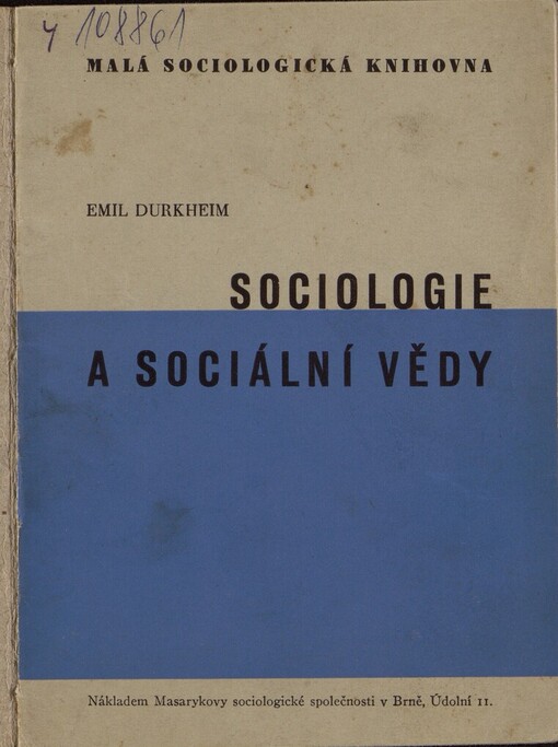 Sociologie a sociální vědy