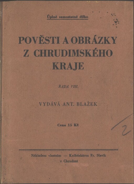 Pověsti a obrázky z chrudimského kraje