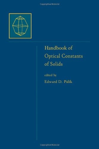 Handbook of Optical Constants of Solids, Five-Volume Set: Foreword to the Set: Subject Index & Contributor Index; Handbook of Optical Constants of ... Subject Indices for Volumes I, II, and III