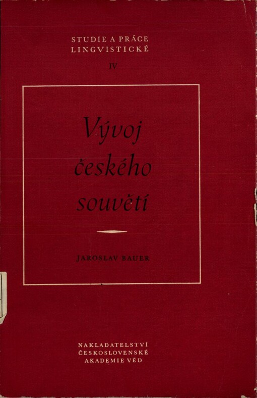 Vývoj českého souvětí