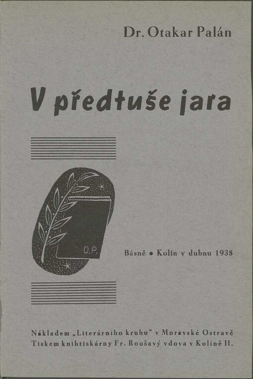 V předtuše jara: básně