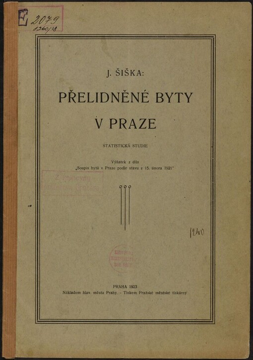 Přelidněné byty v Praze: statistická studie