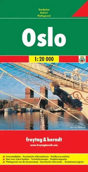 Oslo :Stadtplan : city map : bykart : plan de ville