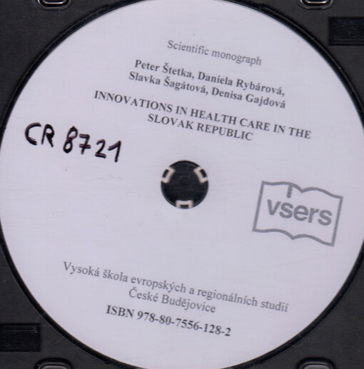 Innovations in health care in the Slovak Republic : scientific monograph