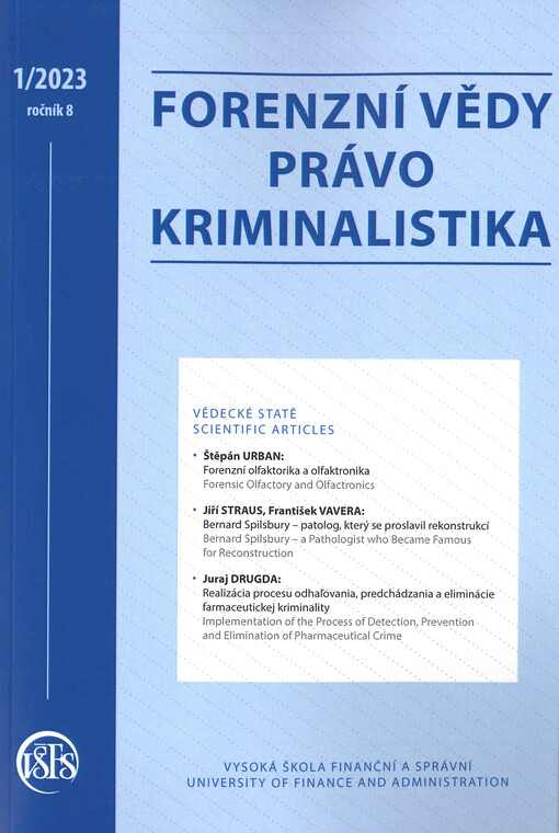 Forenzní vědy, právo, kriminalistika