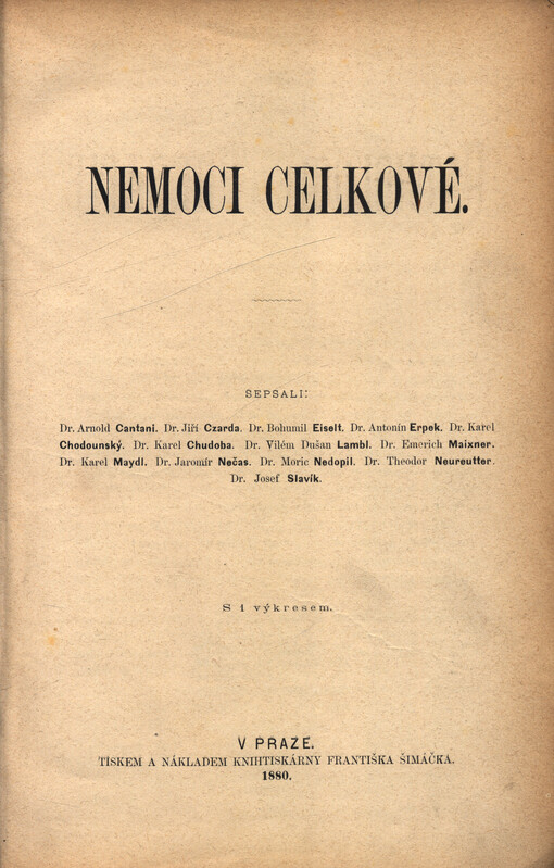 Odborná pathologie a therapie. Díl druhý, Nemoci celkové