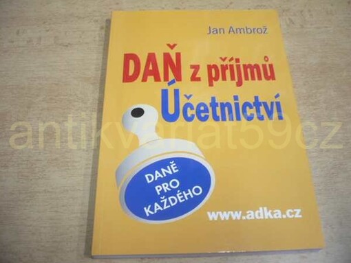 Daň z příjmů ;Účetnictví