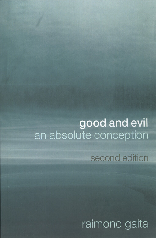 Good and evil : an absolute conception
