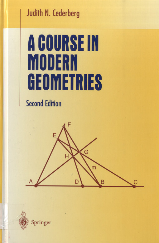 A course in modern geometries